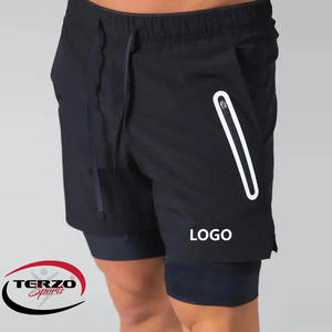 2024 New Design OEM Mens 100% Polyester Gym Wear <b>Jogger</b> <b>Shorts</b> With Pocket Workout Quick Dry Running <b>Short</b> for Men - Product Image 5