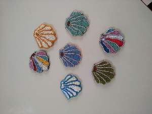 Porte-clés léger en alliage artisanal avec broderie perlée, style bohème, imperméable et durable - Product Image 5