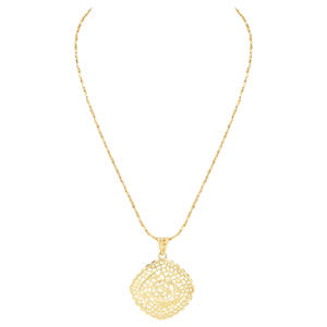 Conjunto de colgante de Latón chapado en oro Premium exclusivo, joyería ortodoxa religiosa de moda para mujer para compromiso de fiesta de boda - Product Image 3