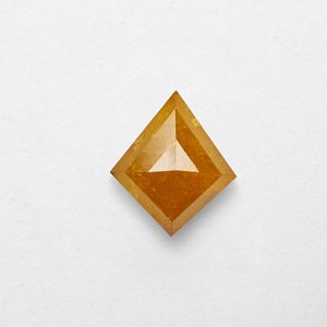 Diamante natural de sal y pimienta en forma de rombo de 1.55 ct, 9.70x8.40x3.10 mm, corte excelente, suelto para la fabricación de joyas - Product Image 1