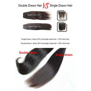   Extensions de cheveux humains vierges 100% naturels, effet vague aquatique, crochet plume, nœuds miracles - Product Image 6