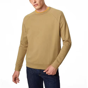 Vêtements de sport amples à col ras du cou dernier style personnalisé hommes coton polaire pull sweat-shirt coton mélangé - Product Image 1