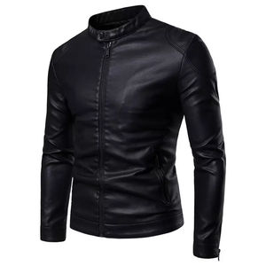 Veste de moto pour homme durable avec cuir de qualité supérieure, style classique de motard, armure de protection et vêtements de motard confortables pour tous les jours - Product Image 5