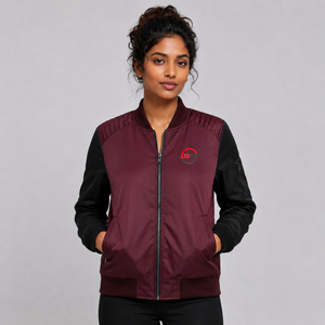 Veste bomber matelassée respirante de qualité supérieure, sur mesure pour femmes, design OEM ODM, fermeture éclair, manches longues, saison hivernale - Product Image 1