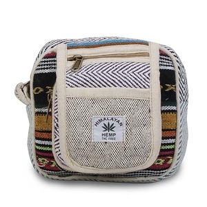 Unisex Small Eco-Friendly Cotton Zipper <b>Crossbody</b> Messenger <b>Bag</b> - Product Image 1