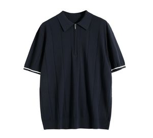 Camiseta de Manga Corta para Hombre, con Logotipo Personalizado, de Alta Calidad, con Cierre, Tejida, 100% Algodón, con Bolsillo, Antiarrugas, Estilo Casual, Largo Regular - Product Image 5