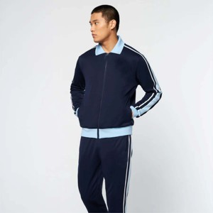 Conjunto de chaqueta y pantalones de chándal Ultimate Comfort: perfecto para actividades atléticas, deportes y ropa informal - Product Image 1