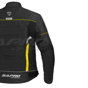 Vestes de course moto en Cordura - Imperméables, coupe-vent, respirantes, toutes saisons, impression personnalisée du nom de l'équipe et de la marque Sapro - Product Image 3