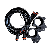Câble d'extension noir pour buse arrière compatible Agras T70, prix usine, câble de connexion pour pulvérisateur centrifuge, multipin, étanche