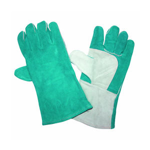 Gants de soudage en cuir fendu robustes Gants en cuir confortables pour le pouce industriel en cuir grainé - Product Image 6