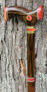 ASSISTANT Price Adjustable Wooden Cane with Multiple Knots Strong Wooden <b>Walking</b> <b>Stick</b> for Elders by Standard International - Product Image 3