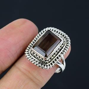 925แหวนพลอยบุษราคัมเงินสเตอร์ลิงทำด้วยมือเงินแหวนสไตล์ Boho สำหรับผู้หญิงของขวัญแต่งงานสำหรับภรรยา - Product Image 2