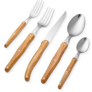 Juego de Cubiertos de último diseño, juego de cubiertos de acero inoxidable de calidad superior, juego de cubiertos con cuchara, cuchillo, tenedor, a un precio atractivo - Product Image 3