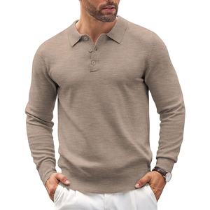 Camiseta Polo de Manga Larga para Hombre, 100% Algodón, Personalizada al por Mayor, Fabricantes de Prendas, Secado Rápido, Logotipo Personalizado, Camiseta Polo Informal 2026 - Product Image 2