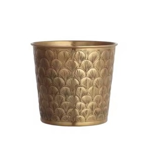 Macetas de metal decorativas personalizables para uso interior/exterior Venta caliente con textura atractiva Colores y formas personalizables - Product Image 1