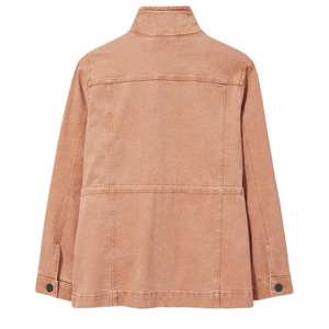 Vestes en jean denim pour femmes avec logo de marque personnalisé Veste en jean délavée à revers bleu pour femmes avec dos élégant et brillant Fabriqué au Pakistan - Product Image 5