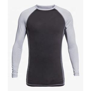 Compression Fit Training MMA Rash Guard <b>for</b> <b>Men</b> Long Sleeve Manufactured by Zavi Sports Shirt Gym Workout Surf <b>Swim</b> UV Wear - Product Image 2