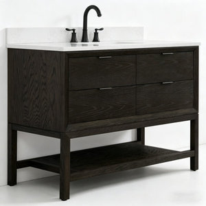 <b>Rustic</b> Industrial L-Shaped Executive <b>Desk</b> with Metal Frame Home Office Computer <b>Desk</b> <b>DESK</b>-0016 - Product Image 3