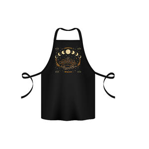 Nouveau Design 100% Coton Style Moderne Unisexe Taille Libre Cuisine Tablier avec Logo Personnalisé - Product Image 2