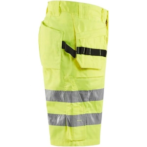 Short de travail de construction haute visibilité pour hommes, vêtements de travail cargo réfléchissants respirants avec bandes réfléchissantes de nuit pour la sécurité - Product Image 3
