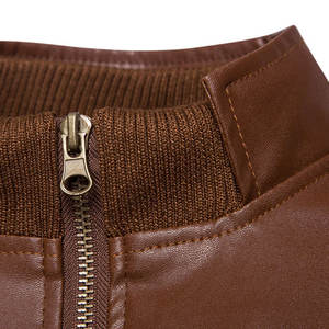 Chaqueta de cuero de moda para hombre, diseño de alta calidad, corte ajustado, ropa casual de invierno para hombre. - Product Image 3