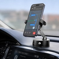 Support de téléphone pliable à clipser, fixation magnétique, rotation réglable, base à ventouse, aimant puissant N54 pour bureau, voiture, mur