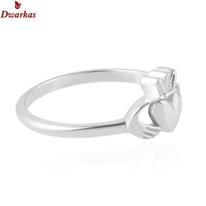 Solide 925 Sterling Silver Beautiful Heart Rings Fine Jewelry Plain Heart Shape Cadeau de mariage Prêt Stock Toe Ring Accessoires - Product Image 2