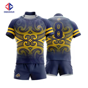 Uniforme sublimé de maillot de rugby grande taille respirant à séchage rapide dernier modèle personnalisé - Product Image 4