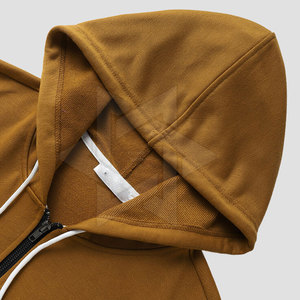 Sudaderas con cremallera para hombre de alta calidad con diseño personalizado sudaderas con cremallera para hombre mezcladas de algodón ligero informal sólido para la venta - Product Image 3