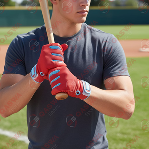 Gants de frappe de baseball et de softball professionnels, respirants, légers, durables, avec logo et taille personnalisés en cuir - Product Image 3