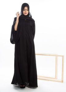 Nouvelle collection 2025 : Abaya musulmane grande taille, manches longues, haute qualité, pour usage quotidien, disponible dans toutes les couleurs, personnalisable, vente en gros - Product Image 4