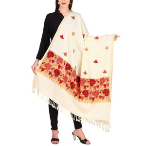 Embroidery Design Fashion <b>Scarf</b> Pashmina Ladies Shawls High Quality Printed Long <b>Wool</b> Shawls <b>for</b> <b>Women</b> - Product Image 1