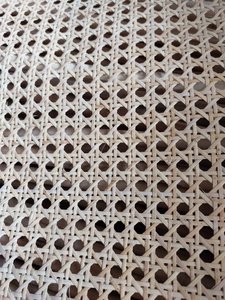 Rollo de Mimbre Natural Transpirable Blanqueado, Malla de Ratán para Decoración de Gabinetes y Reparación de Muebles - Product Image 2