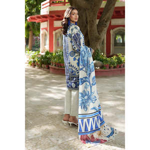 ชุดสัลวาร์ คามีซ ผ้าฝ้ายพิมพ์ลายแบบ 3 ชิ้น และชุดอานาร์กาลี ชุดพื้นเมืองอินเดียสำหรับงานเทศกาลแบบปากีสถาน รุ่น SD-52244 - Product Image 3