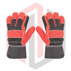 Gants de travail en cuir personnalisables de haute qualité 2025, doublure en jersey polaire en coton, résistants à la déchirure, respirants, MH EXPORT - Product Image 4