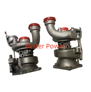 เทอร์โบชาร์จเจอร์คู่ 49389-00301 49389-00402 49389-02302 49389-00301 49389-01100 เทอร์โบชาร์จเจอร์สำหรับรถปอร์เช่ คาเยนน์ รุ่นเบสและรุ่น <span class=keywords><strong>GTS</strong></span> เครื่องยนต์ 4.8 ลิตร V8 - Product Image 3