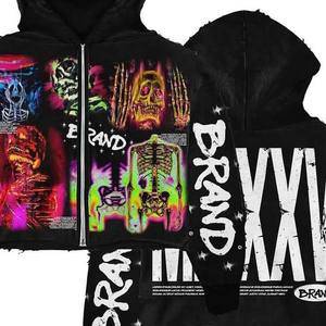 Sudadera con capucha de gran tamaño para hombre personalizada de alta calidad ropa de calle de invierno básica hecha poliéster/algodón precio de fábrica Sudadera con capucha básica al por mayor - Product Image 4