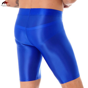 Shorts de compression personnalisés pour hommes à séchage rapide, motif uni, pour le sport, la course, l'entraînement, la remise en forme, taille personnalisée, toile unie - Product Image 4