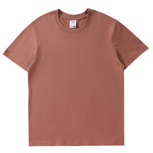 180gsm ผ้าฝ้าย100% สำหรับผู้ชายเสื้อยืดพิมพ์ลายปักออกแบบโลโก้ OEM ตามสั่งเสื้อยืดเปล่าเปล่าสำหรับผู้ชายจัดส่งแบบ DP - Product Image 4