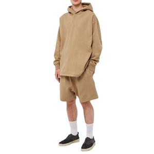 Short de survêtement vierge en coton et polyester épais avec logo personnalisé pour hommes - Product Image 1