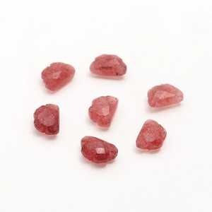 Cuentas de Cuarzo Fresa Natural en Forma de Nube de 12 mm, Talladas y Facetadas, Piedras Preciosas Sueltas para Joyería - Product Image 4