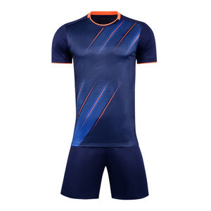 ชุดฟุตบอลแห้งเร็ว ระบายอากาศได้ดี เสื้อและกางเกงขาสั้นสำหรับฝึกซ้อมและแข่งขัน - Product Image 1