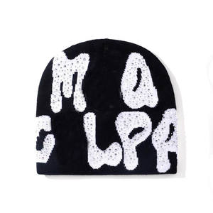 Bonnet en tricot chaud pour l'hiver, doux, extensible, tendance, décontracté, pour l'extérieur, avec option de logo personnalisé, unisexe, confortable pour un usage quotidien - Product Image 6