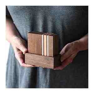 Meilleures ventes à bas prix Dessous de verre imprimés personnalisés fabriqués à la main Noyer Mango Bois Conception personnalisée fabriquée en Inde avec une qualité supérieure - Product Image 6