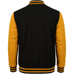 Custom Logo Printed <b>Men's</b> Long Sleeve College Baseball Letterman <b>Jackets</b> 100%Cotton College Baseball <b>Jacket</b> for <b>men</b> - Product Image 6