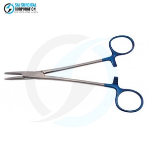 Portaagujas Lawrence de Acero Inoxidable Manual de Alta Calidad, Certificado CE, Instrumento Quirúrgico General para Sutura Precisa - Product Image 4