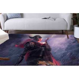 Tapis imprimé - Design moderne pour chambre à coucher, salon et salle de cinéma, avec tapis moelleux à poils longs - Product Image 1