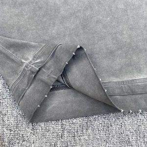 Vente en gros 100% coton T-shirts pour hommes col rond manches longues anti-boulochage Ringer Fit Logo personnalisé solide motif court Design de mode - Product Image 5