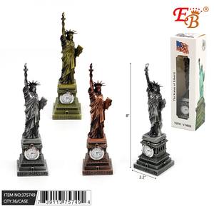 8 \ "Statue de la Liberté avec Horloge Statue Sculpture 36pc/CS - Product Image 1
