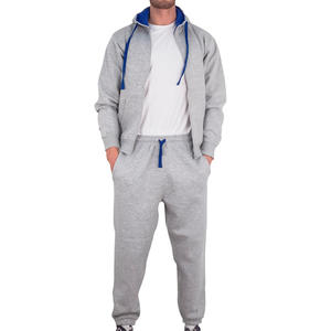 ชุดวอร์มซิปผู้ชายคุณภาพสูง ผ้าฟลีซคอตตอน 100% ชุดวอร์มผู้ชาย พิมพ์ลายตามสั่ง ชุดวอร์มสำหรับวิ่งออกกำลังกายสำหรับผู้ชาย - Product Image 1